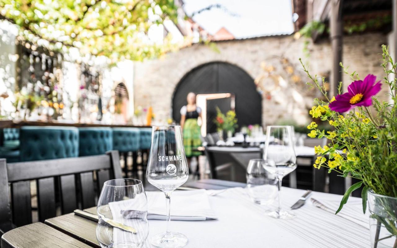 Romantik Hotel Zur Schwane Volkach Luaran gambar